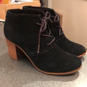 TOMS Heeled Lace Up Booties